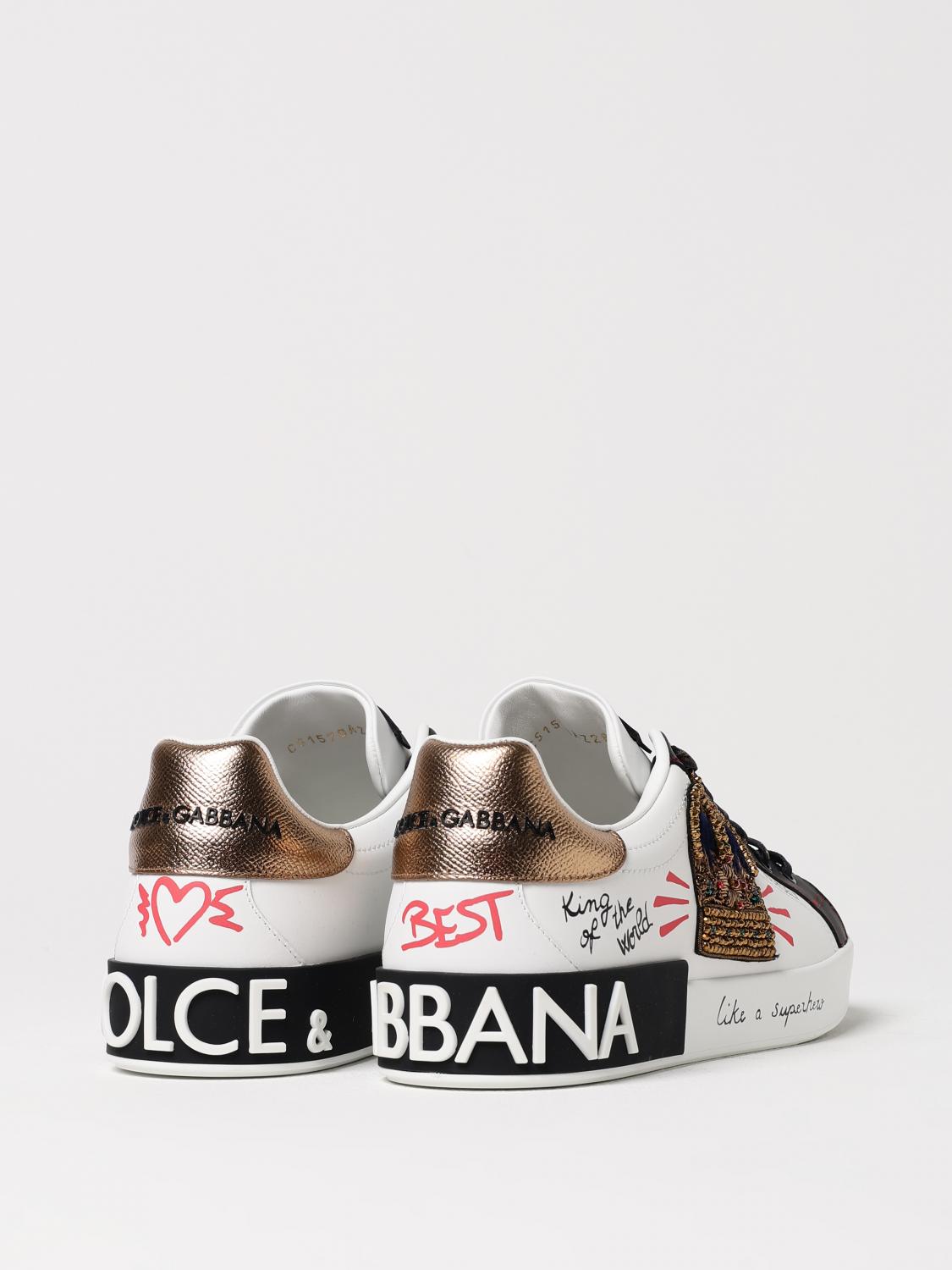 DOLCE & GABBANA SNEAKERS: Sneakers men Dolce & Gabbana, White - Img 3