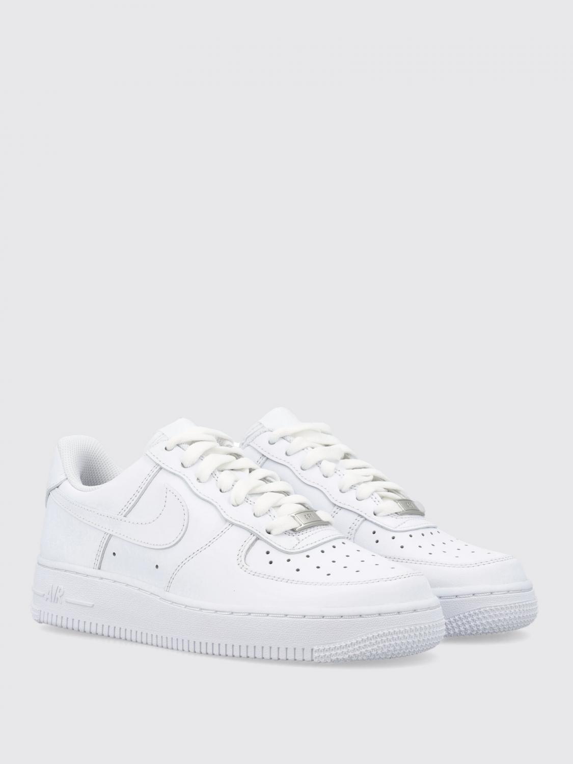 NIKE SNEAKERS: Leather Air Force Sneakers Nike, White - Img 2