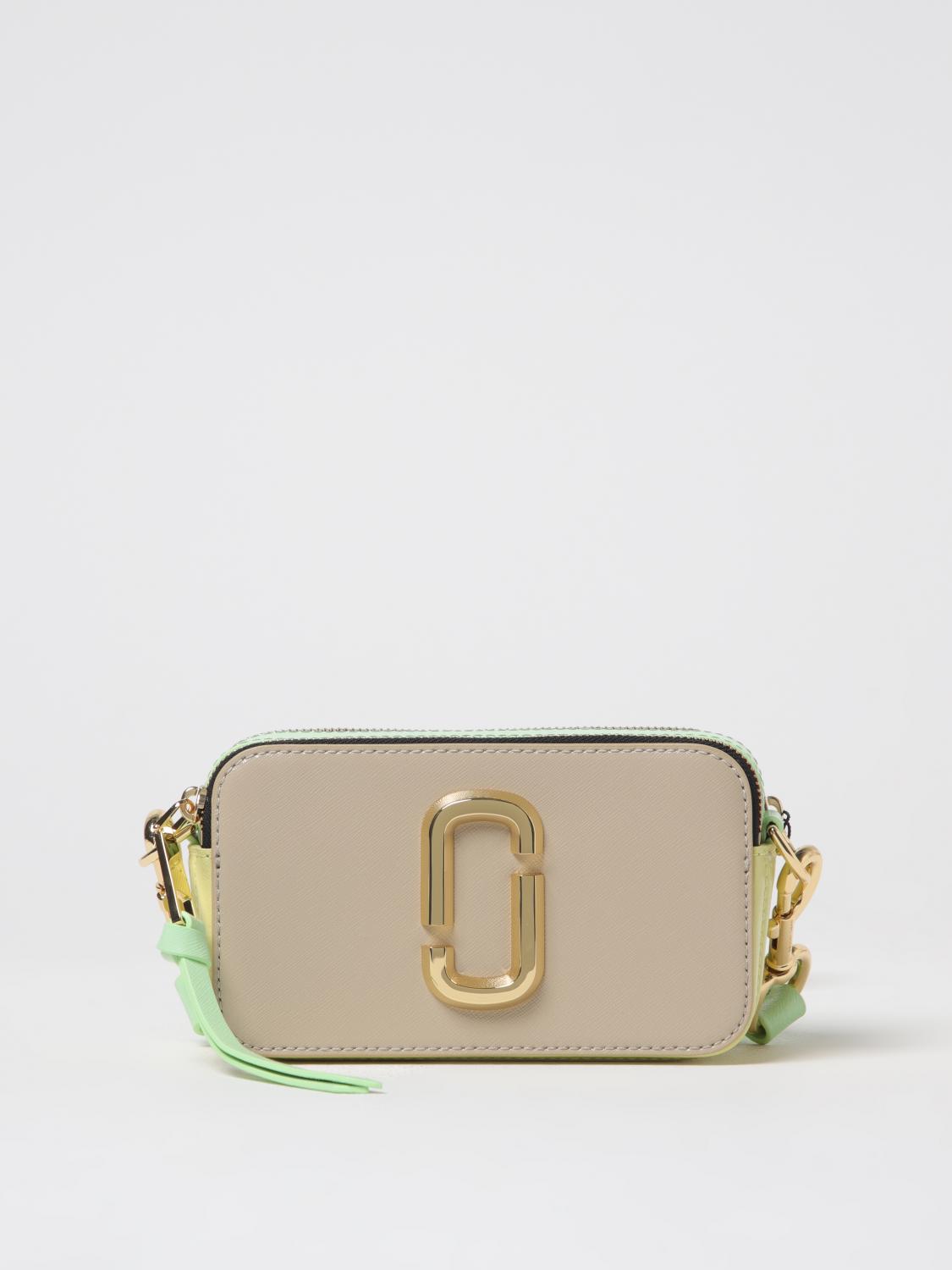 MARC JACOBS BORSA MINI: Borsa The Snapshot Marc Jacobs in pelle saffiano , Verde - Img 1