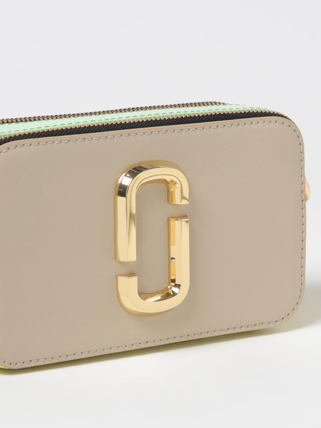 MARC JACOBS BORSA MINI: Borsa The Snapshot Marc Jacobs in pelle saffiano , Verde - Img 3