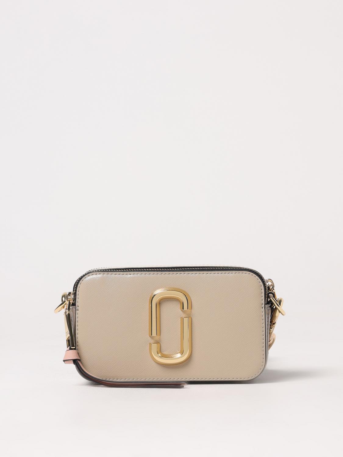 MARC JACOBS BORSA MINI: Borsa The Snapshot Marc Jacobs in pelle saffiano , Tortora - Img 1