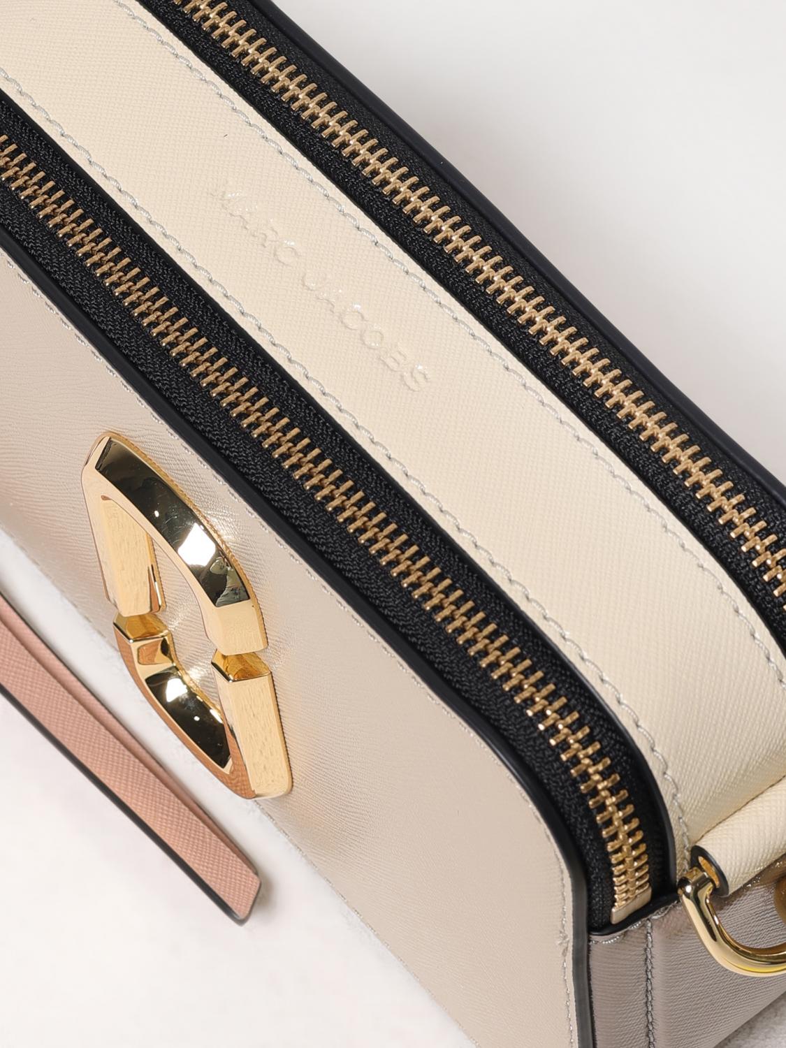 MARC JACOBS BORSA MINI: Borsa The Snapshot Marc Jacobs in pelle saffiano , Tortora - Img 3