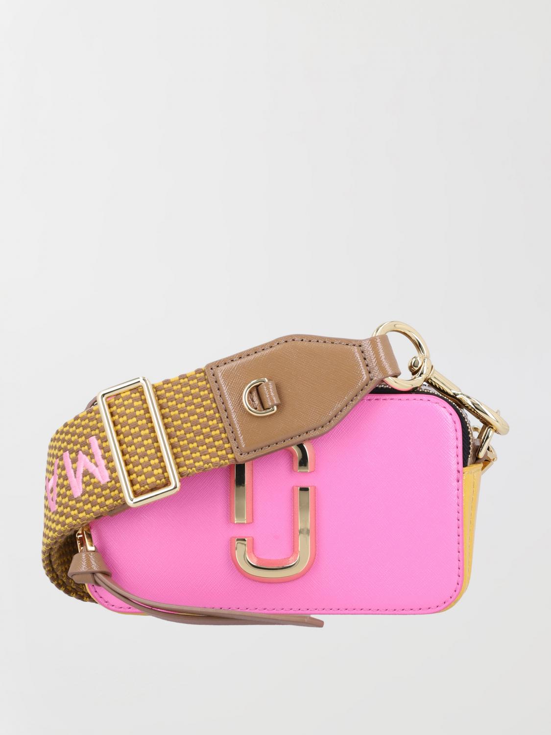 MARC JACOBS BORSA MINI: Borsa The Snapshot Marc Jacobs in pelle saffiano , Cipria - Img 1