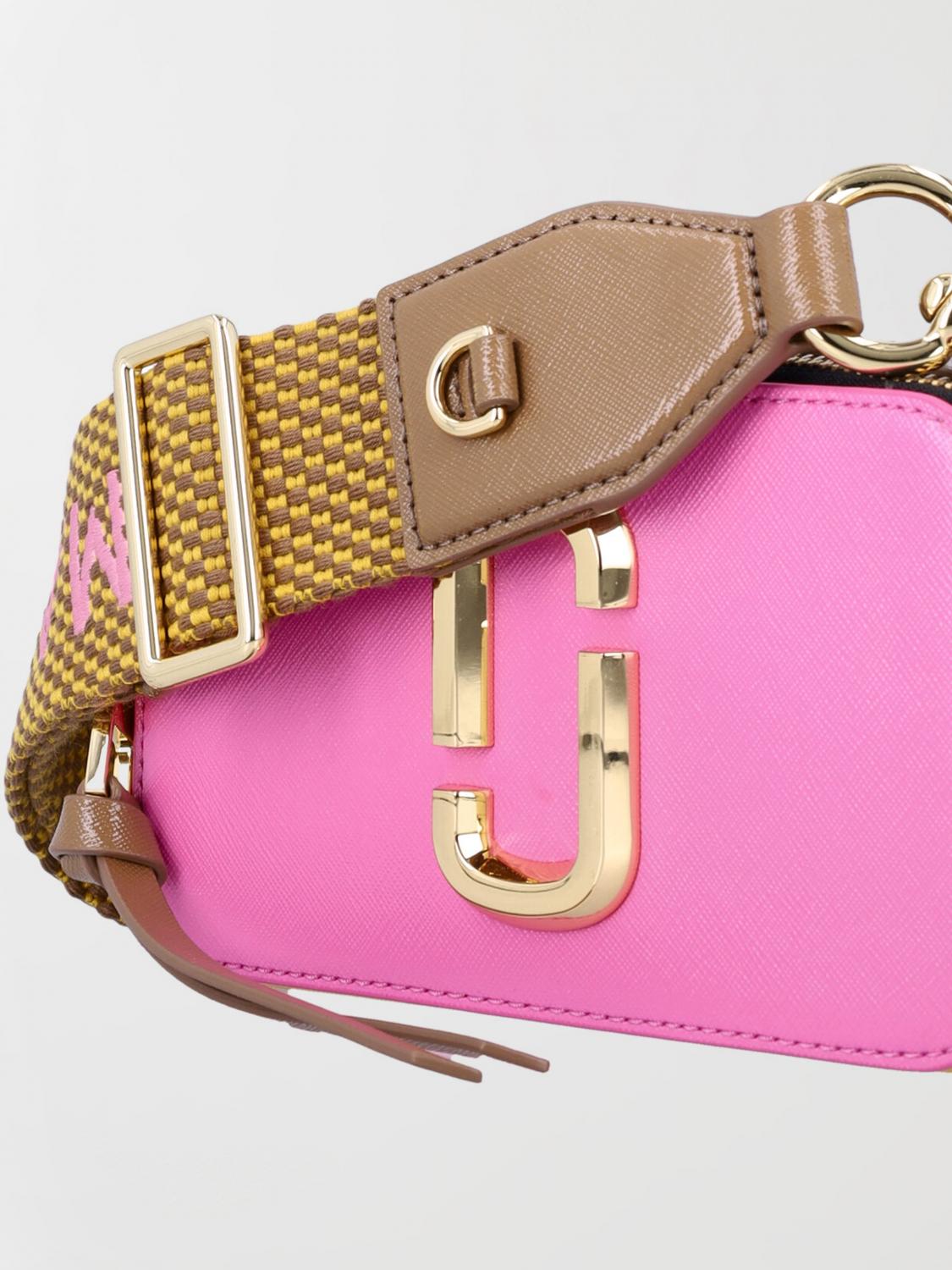 MARC JACOBS BORSA MINI: Borsa The Snapshot Marc Jacobs in pelle saffiano , Cipria - Img 3