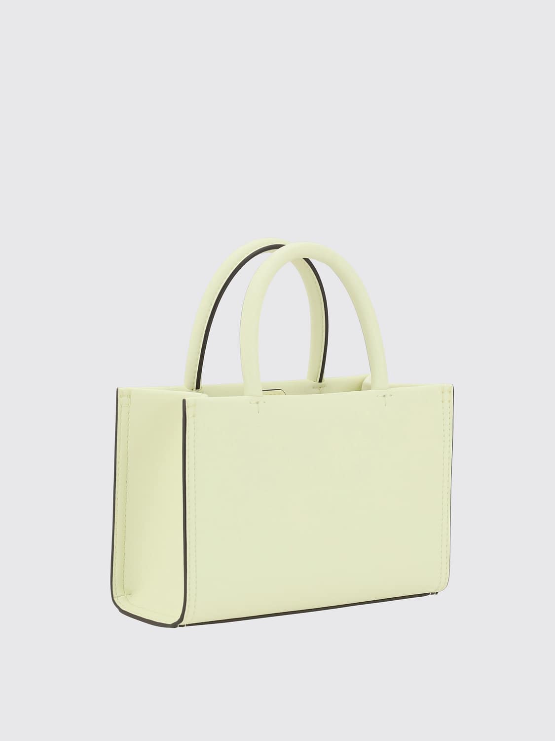 TORY BURCH BORSA MINI: Borsa Mini Shopping Ella Tory Burch in Bio-Tex™, Giallo - Img 2