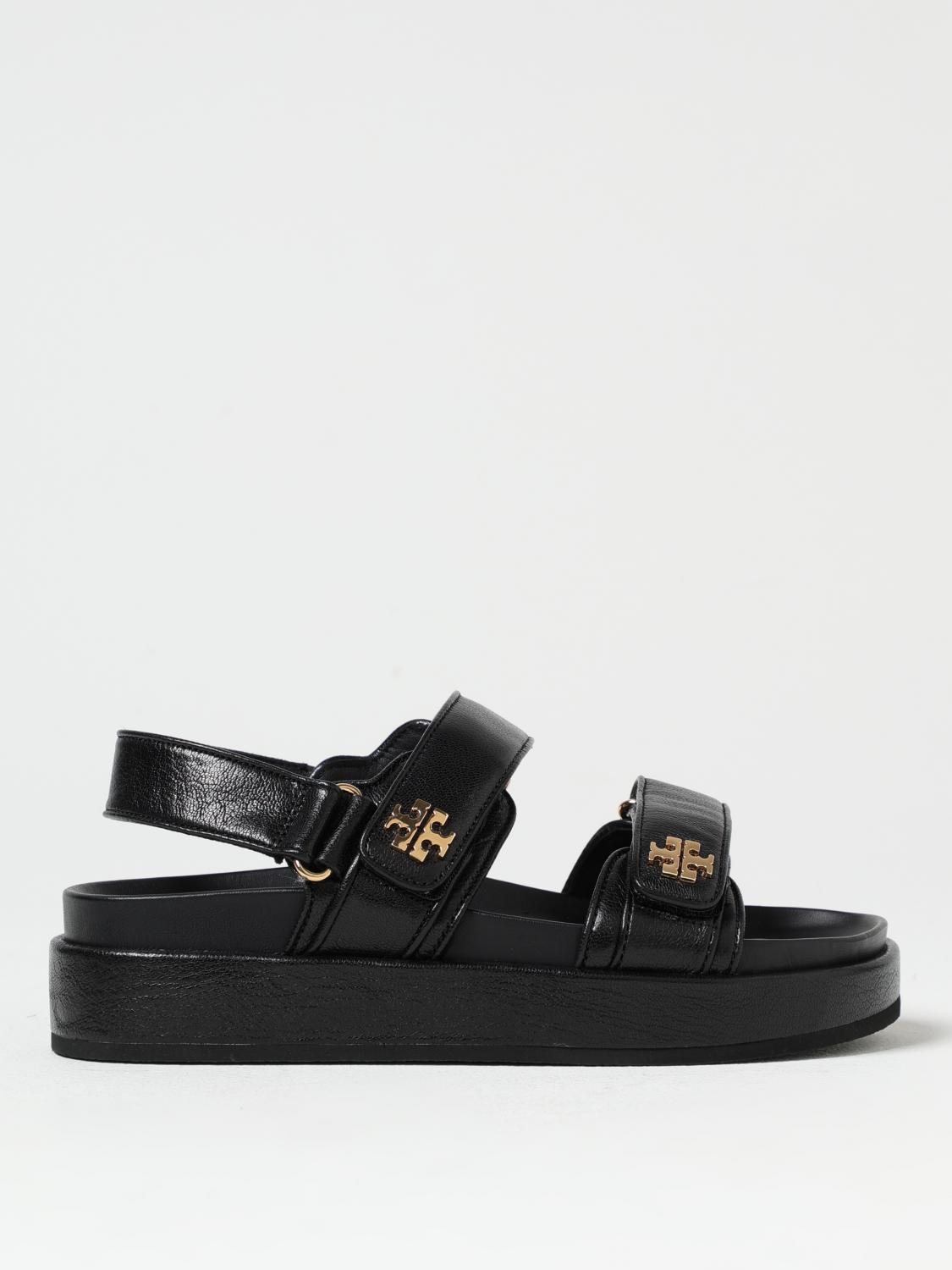 TORY BURCH FLAT SANDALS: Flat shoes woman Tory Burch, Black - Img 1