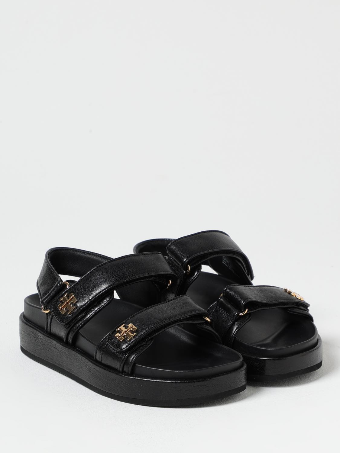 TORY BURCH FLAT SANDALS: Flat shoes woman Tory Burch, Black - Img 2