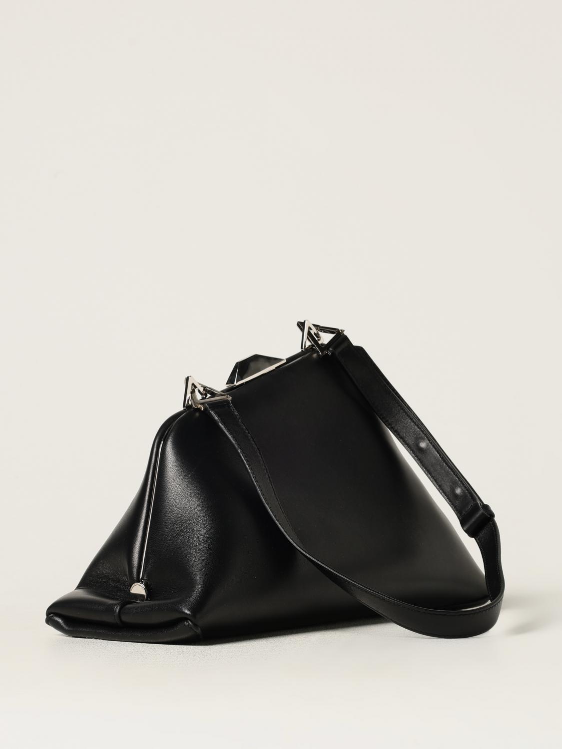 THE ATTICO CLUTCH: Schultertasche damen The Attico, Schwarz - Img 3