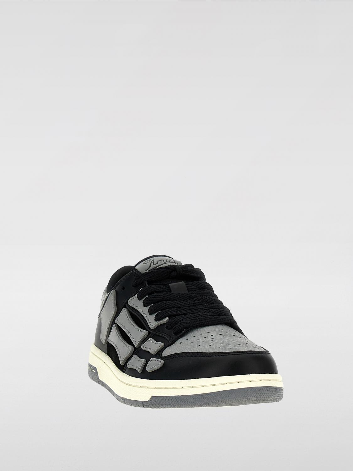 AMIRI SNEAKERS: Sneakers Skel Amiri in pelle , Nero - Img 2