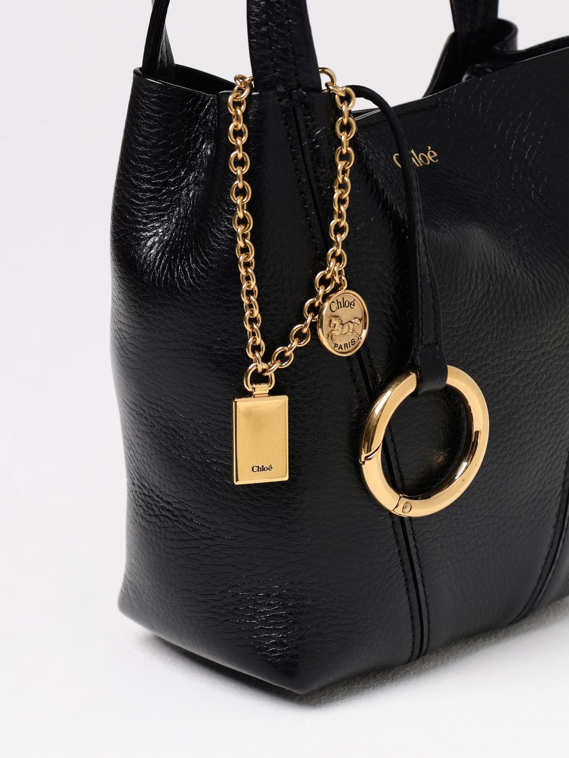 CHLOÉ HANDTASCHE: Schultertasche damen ChloÉ, Schwarz - Img 4