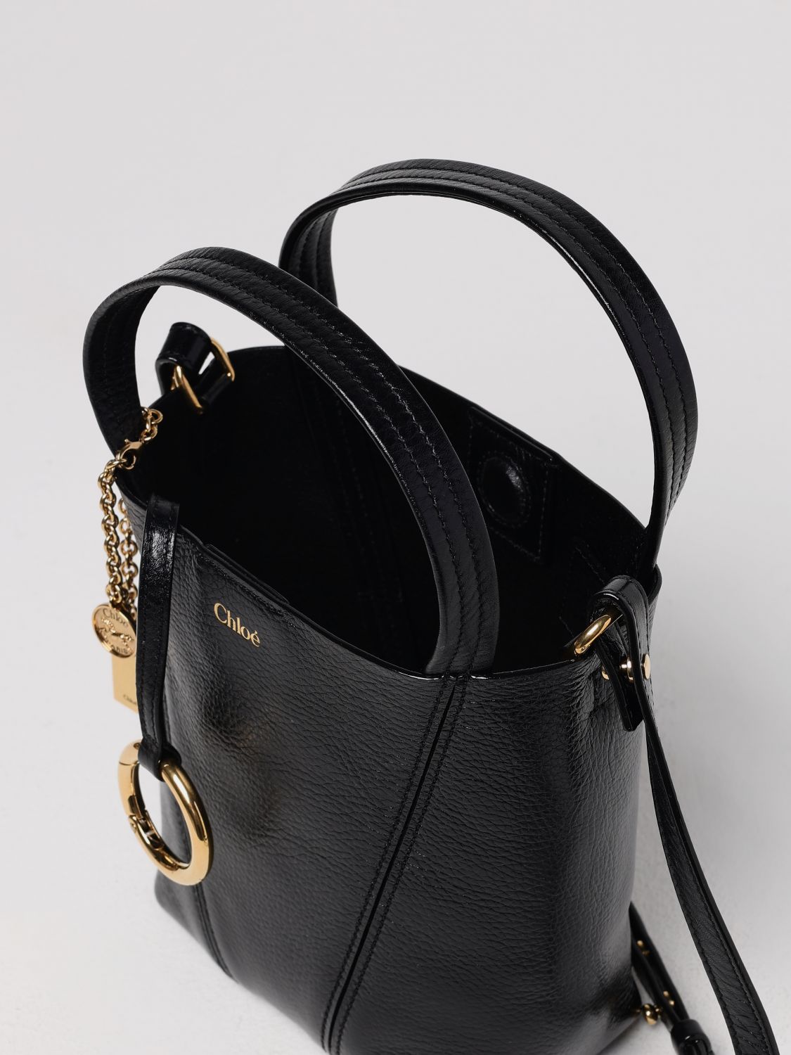 CHLOÉ HANDTASCHE: Schultertasche damen ChloÉ, Schwarz - Img 5