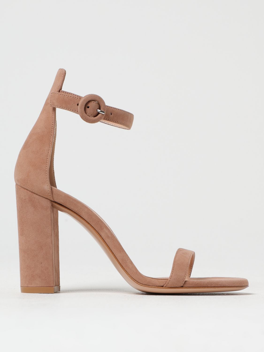 GIANVITO ROSSI HEELED SANDALS: Heeled sandals woman Gianvito Rossi, Beige - Img 1