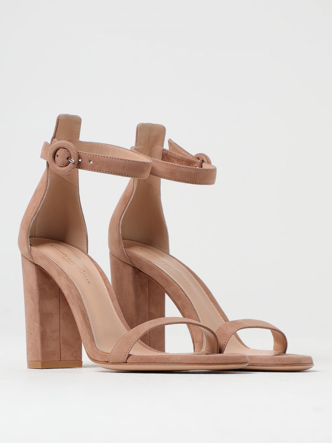 GIANVITO ROSSI HEELED SANDALS: Heeled sandals woman Gianvito Rossi, Beige - Img 2