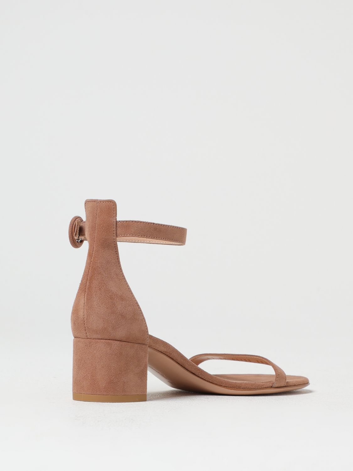 GIANVITO ROSSI HEELED SANDALS: Heeled sandals woman Gianvito Rossi, Beige - Img 3