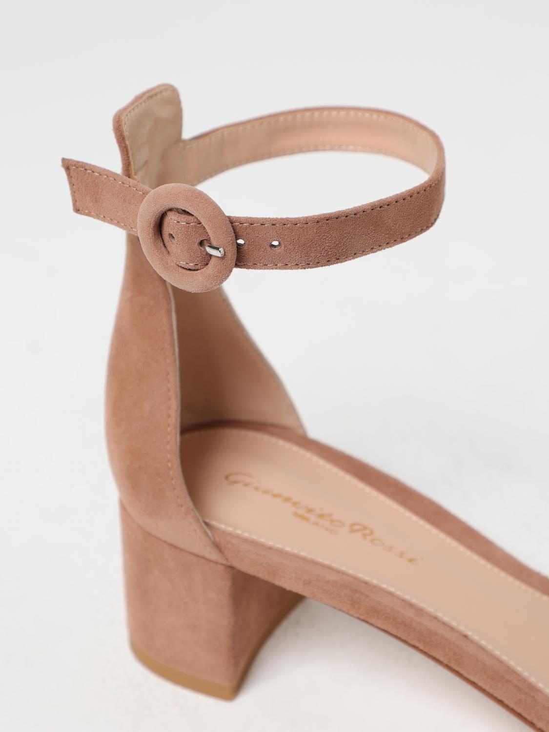 GIANVITO ROSSI HEELED SANDALS: Heeled sandals woman Gianvito Rossi, Beige - Img 4