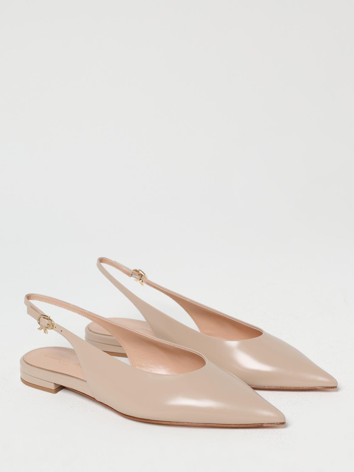 GIANVITO ROSSI BALLET FLATS: Ballet flats woman Gianvito Rossi, Red - Img 2