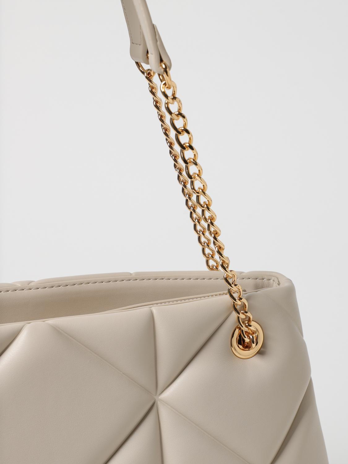 LOVE MOSCHINO HANDTASCHE: Handtasche damen Love Moschino, Ivory - Img 3