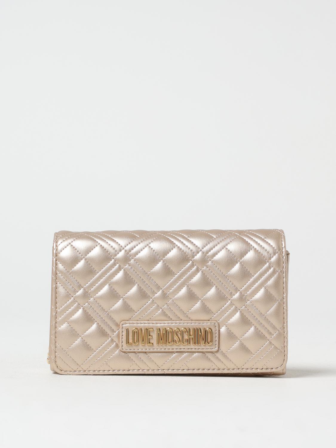 LOVE MOSCHINO MINI-TASCHE: Handtasche damen Love Moschino, Gold - Img 1