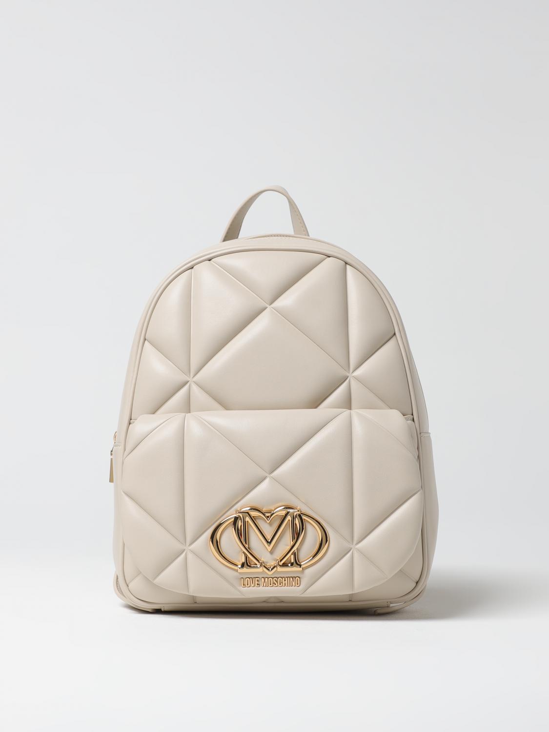 LOVE MOSCHINO BACKPACK: Backpack woman Love Moschino, Ivory - Img 1