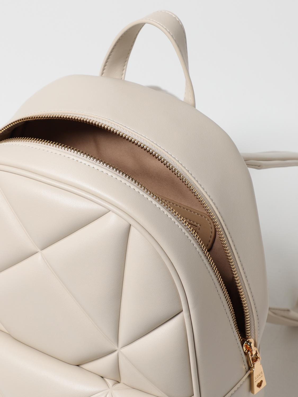 LOVE MOSCHINO BACKPACK: Backpack woman Love Moschino, Ivory - Img 4