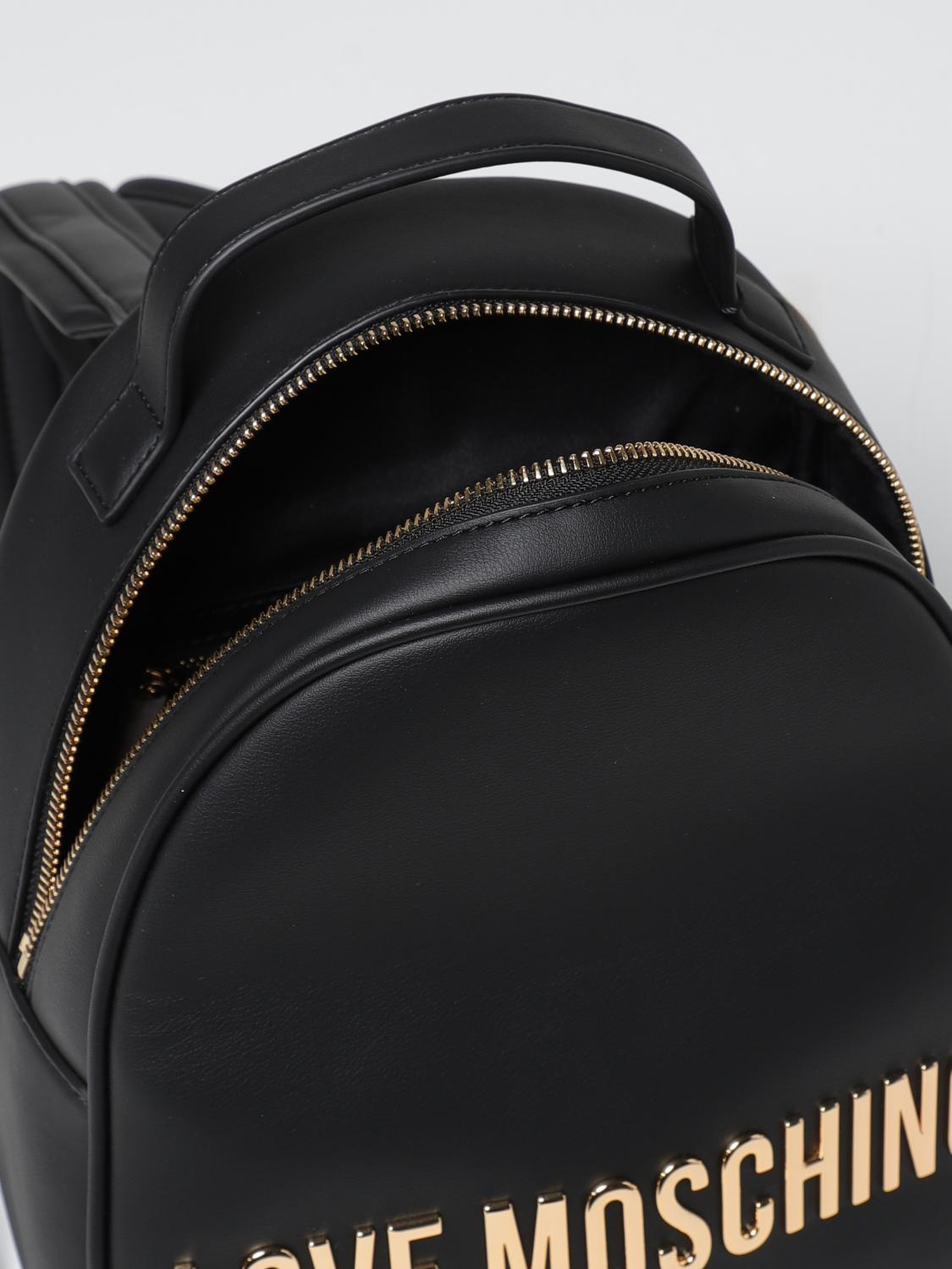 LOVE MOSCHINO BACKPACK: Backpack woman Love Moschino, Black - Img 4