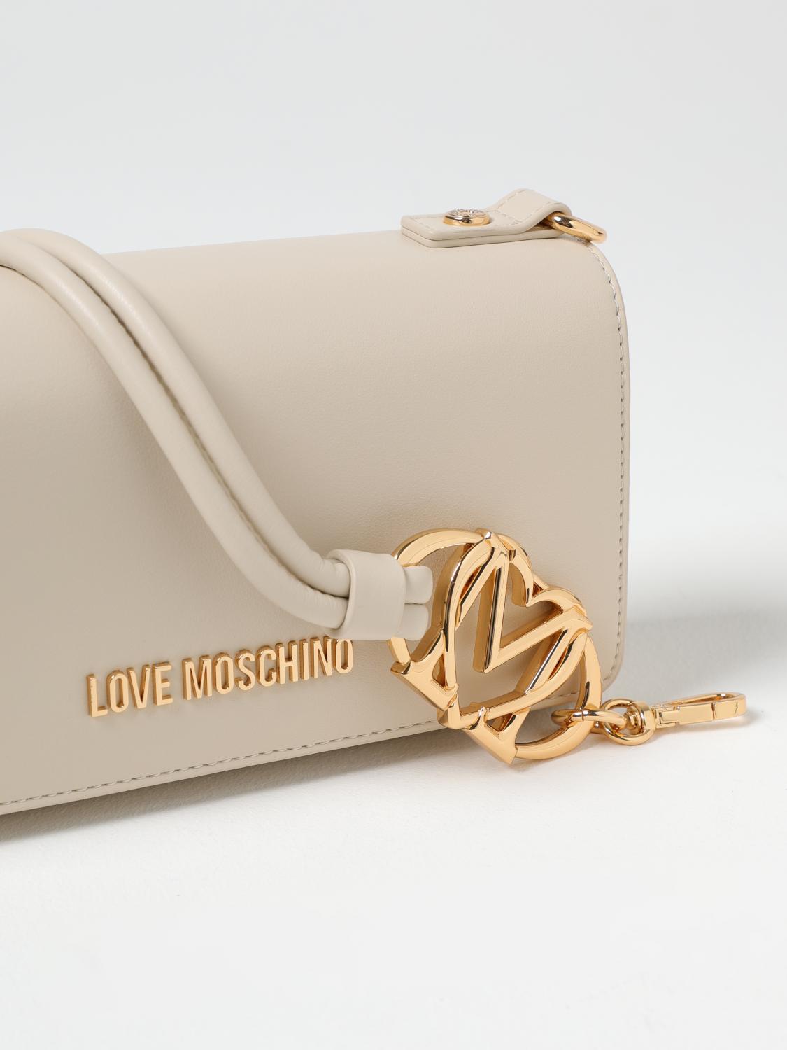 LOVE MOSCHINO HANDBAG: Handbag woman Love Moschino, Ivory - Img 3