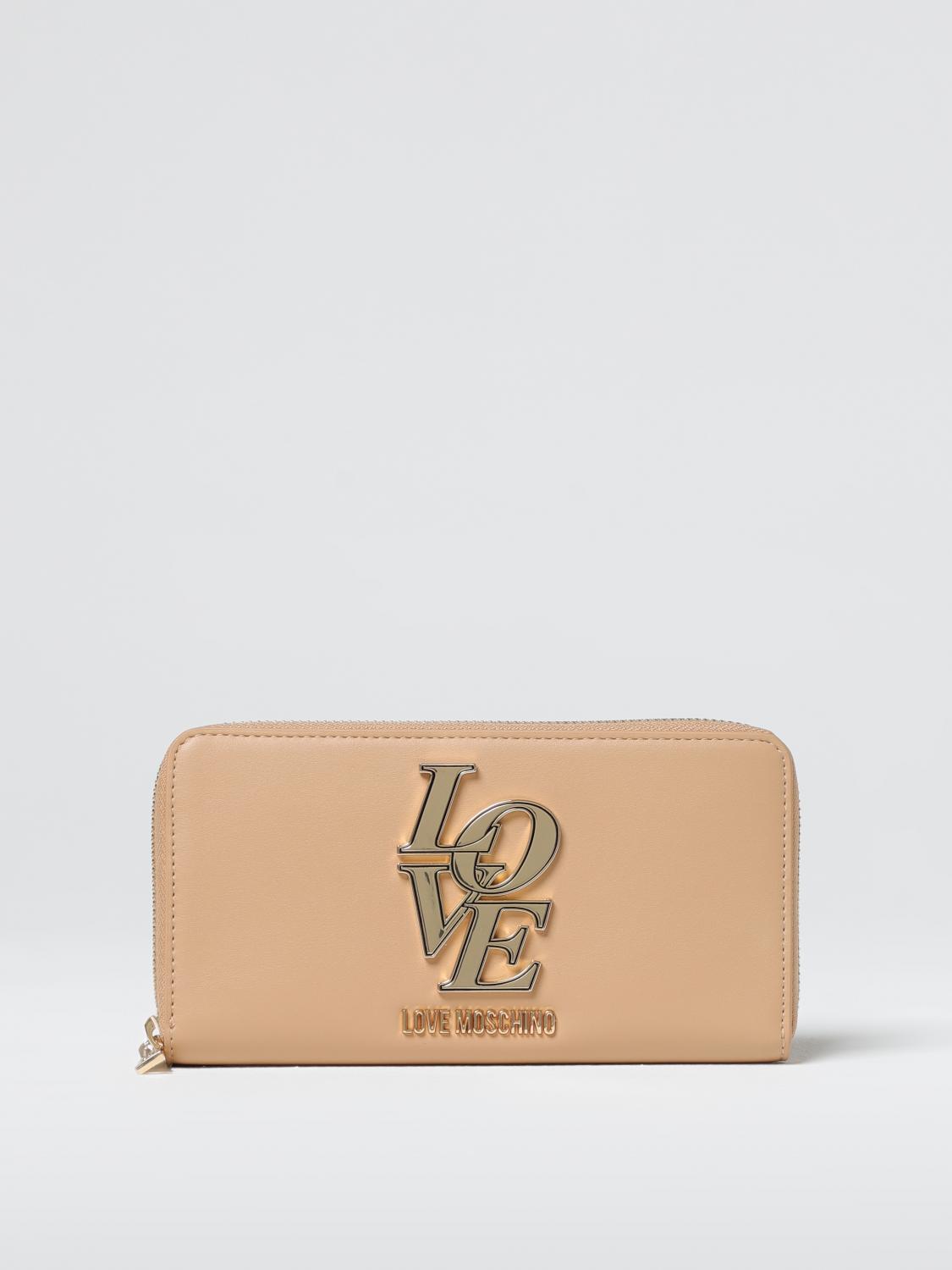 LOVE MOSCHINO WALLET: Wallet woman Love Moschino, Sand - Img 1