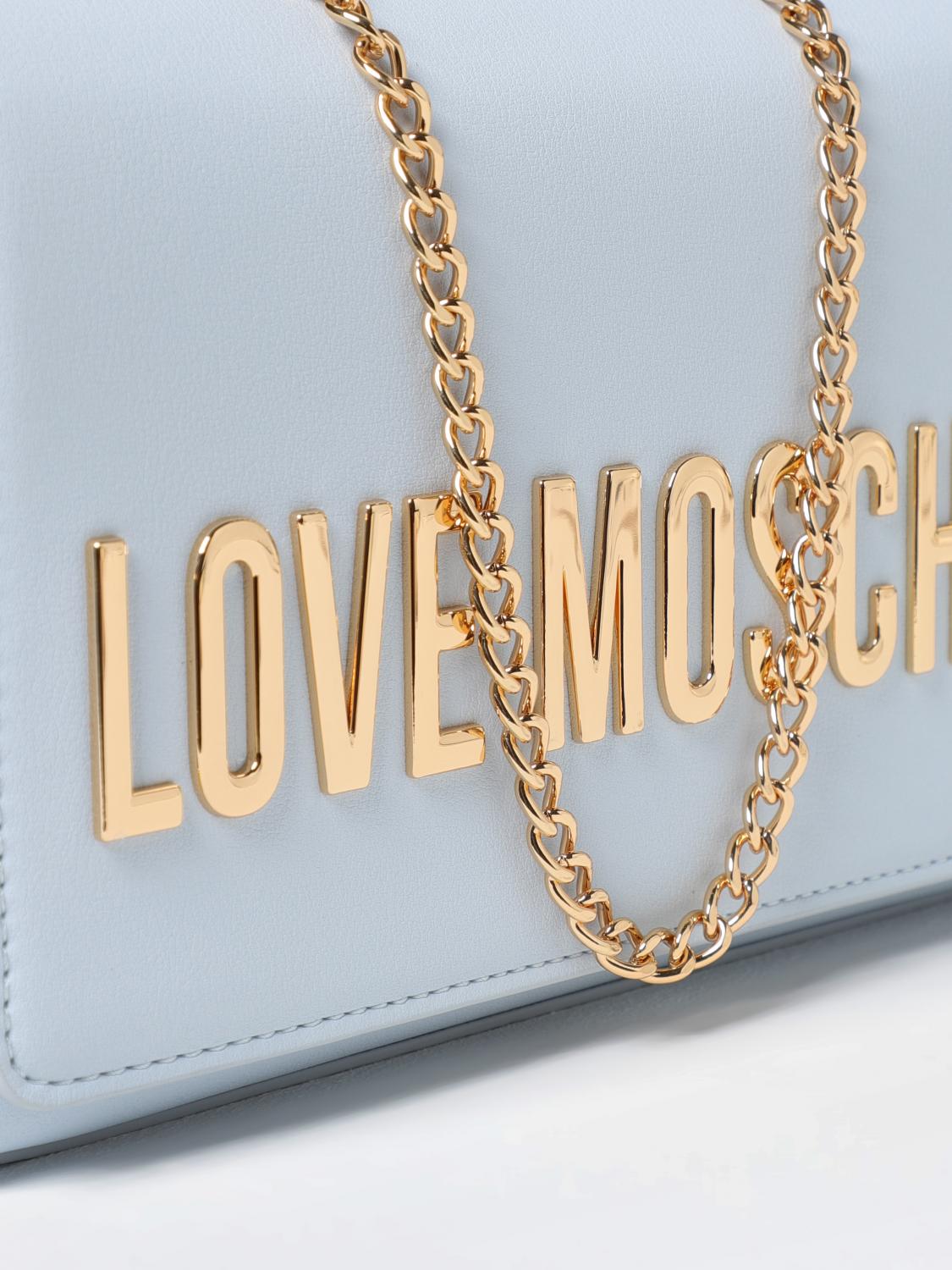 LOVE MOSCHINO MINI BOLSO: Bolso de mano mujer Love Moschino, Cielo - Img 3