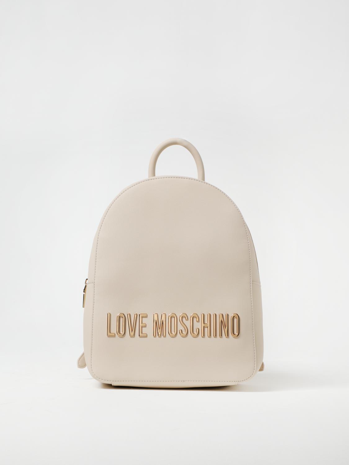 LOVE MOSCHINO BACKPACK: Backpack woman Love Moschino, Ivory - Img 1