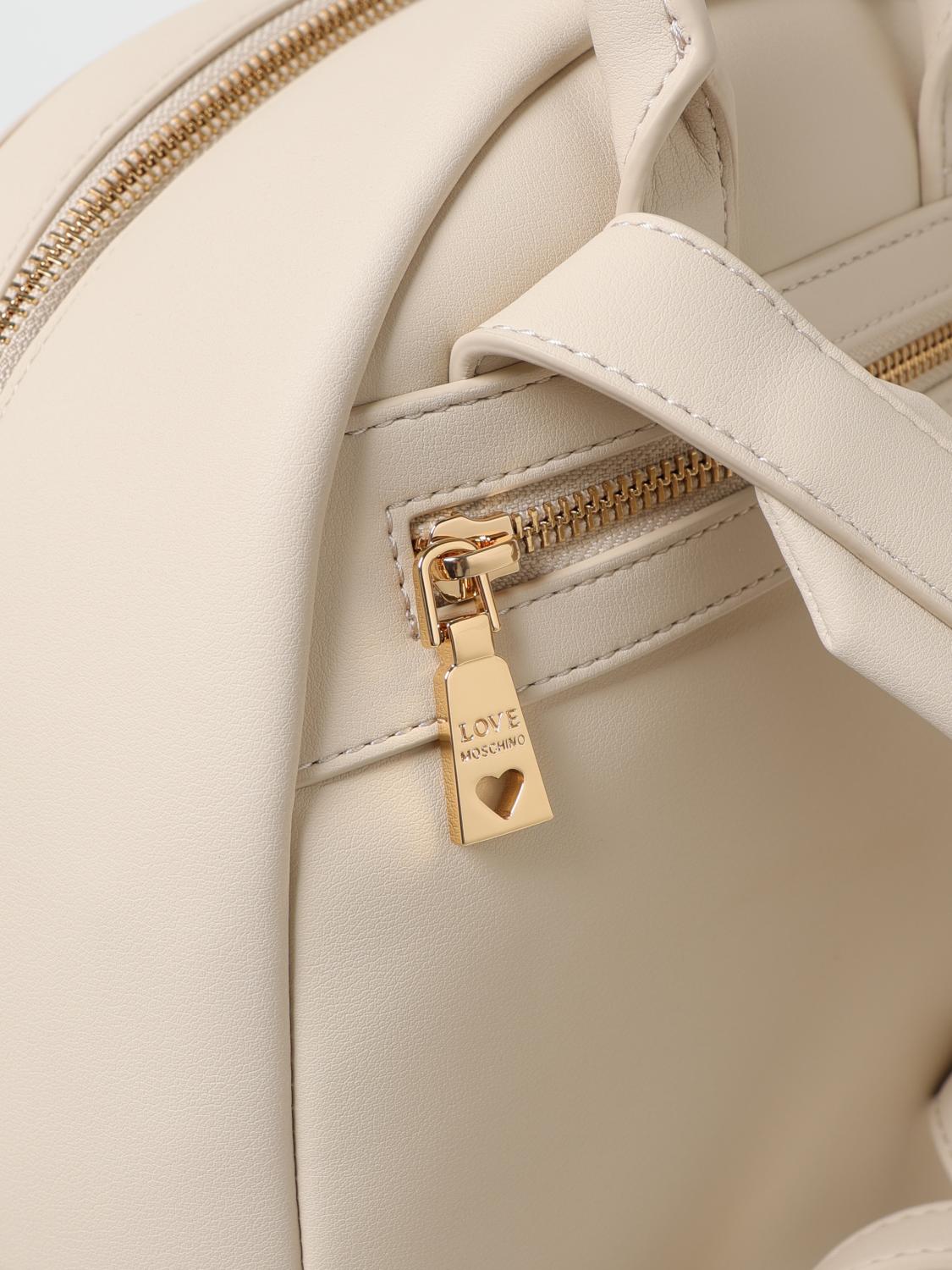 LOVE MOSCHINO BACKPACK: Backpack woman Love Moschino, Ivory - Img 3