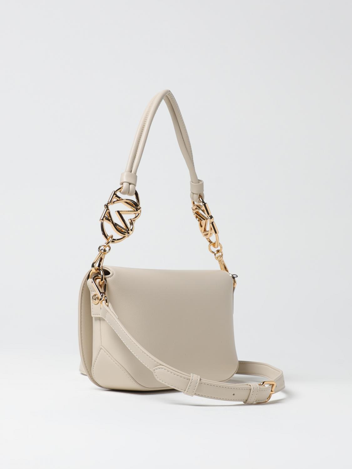 LOVE MOSCHINO SCHULTERTASCHE: Handtasche damen Love Moschino, Ivory - Img 2