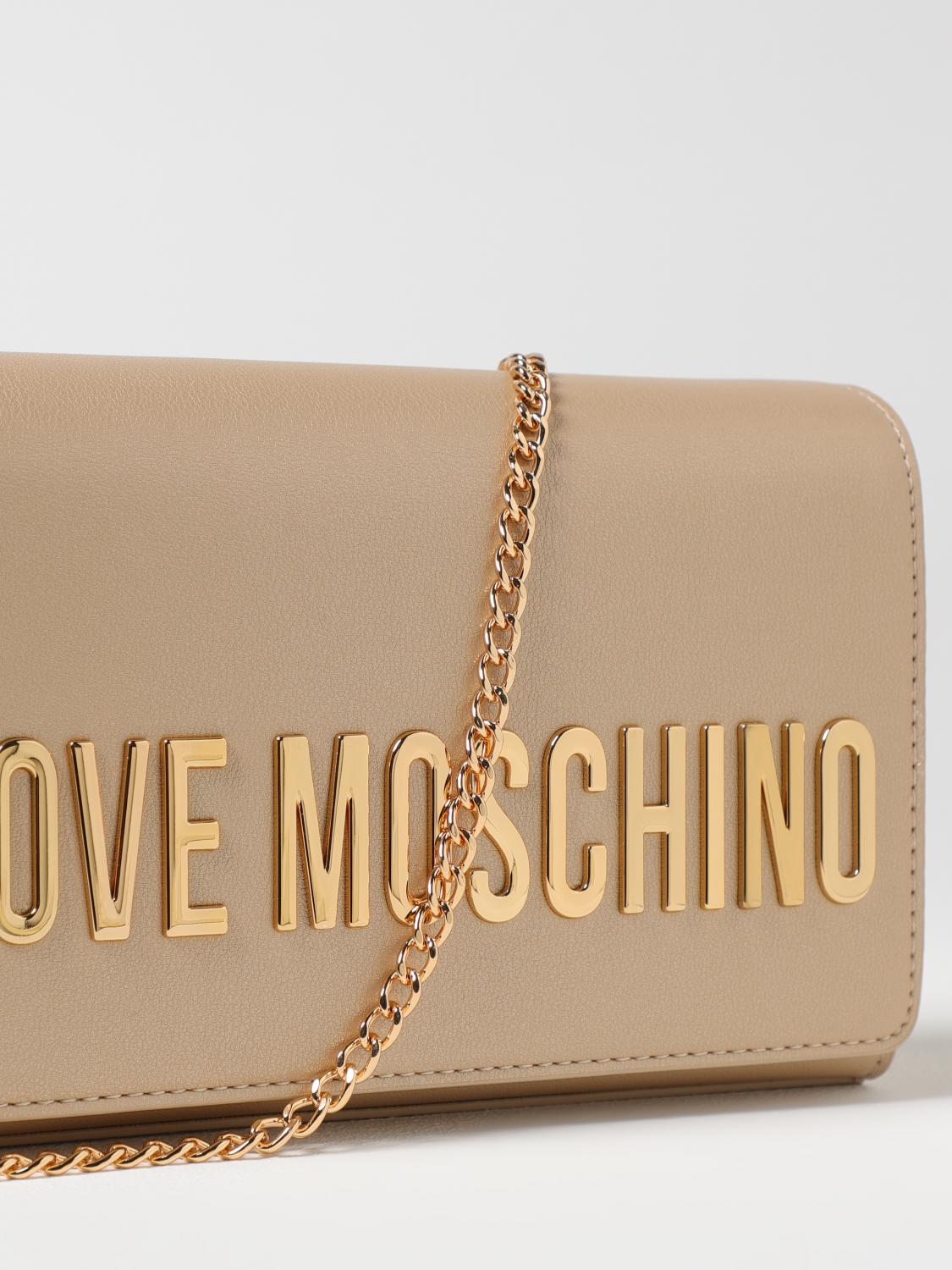 LOVE MOSCHINO MINI-TASCHE: Handtasche damen Love Moschino, Gold - Img 3