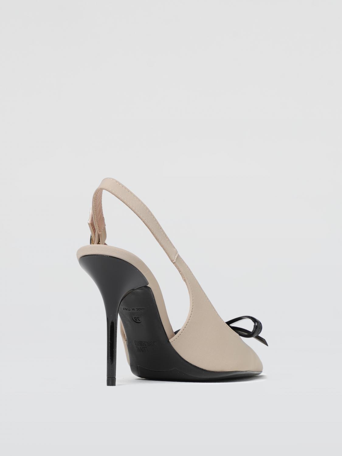 LOVE MOSCHINO HIGH HEEL SHOES: Shoes woman Love Moschino, Beige - Img 3