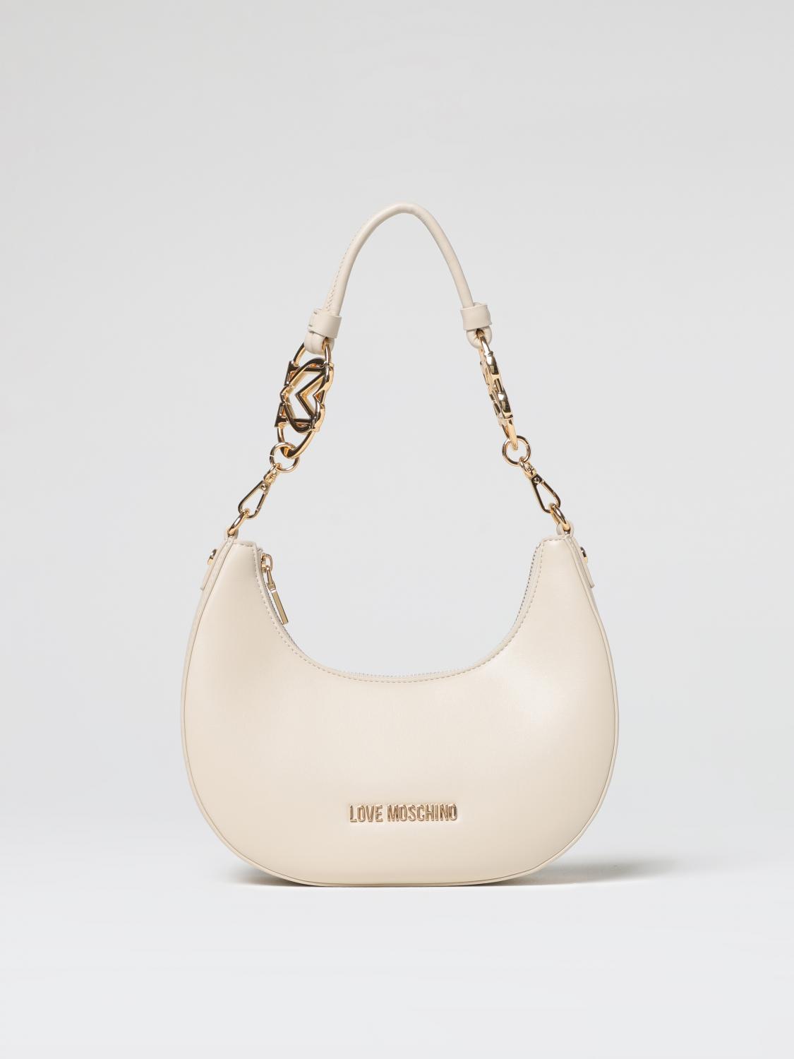 LOVE MOSCHINO SAC PORTÉ ÉPAULE: Sac porté main femme Love Moschino, Ivoir - Img 1