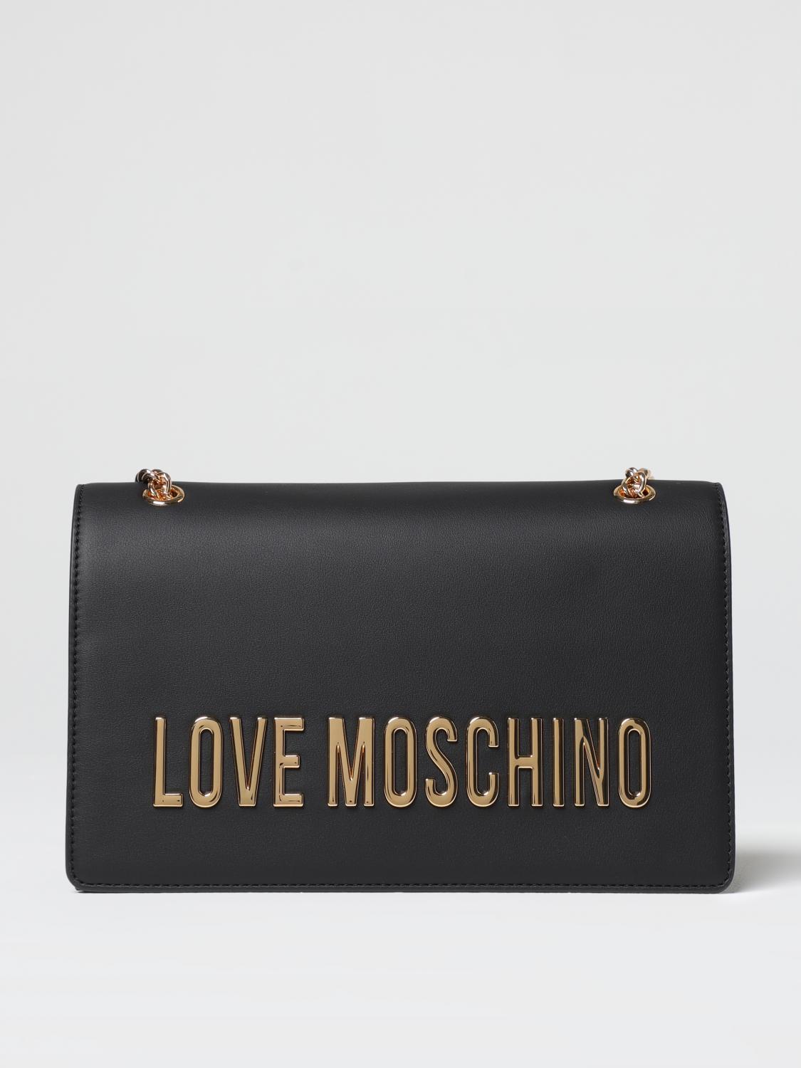 LOVE MOSCHINO SCHULTERTASCHE: Handtasche damen Love Moschino, Schwarz - Img 1