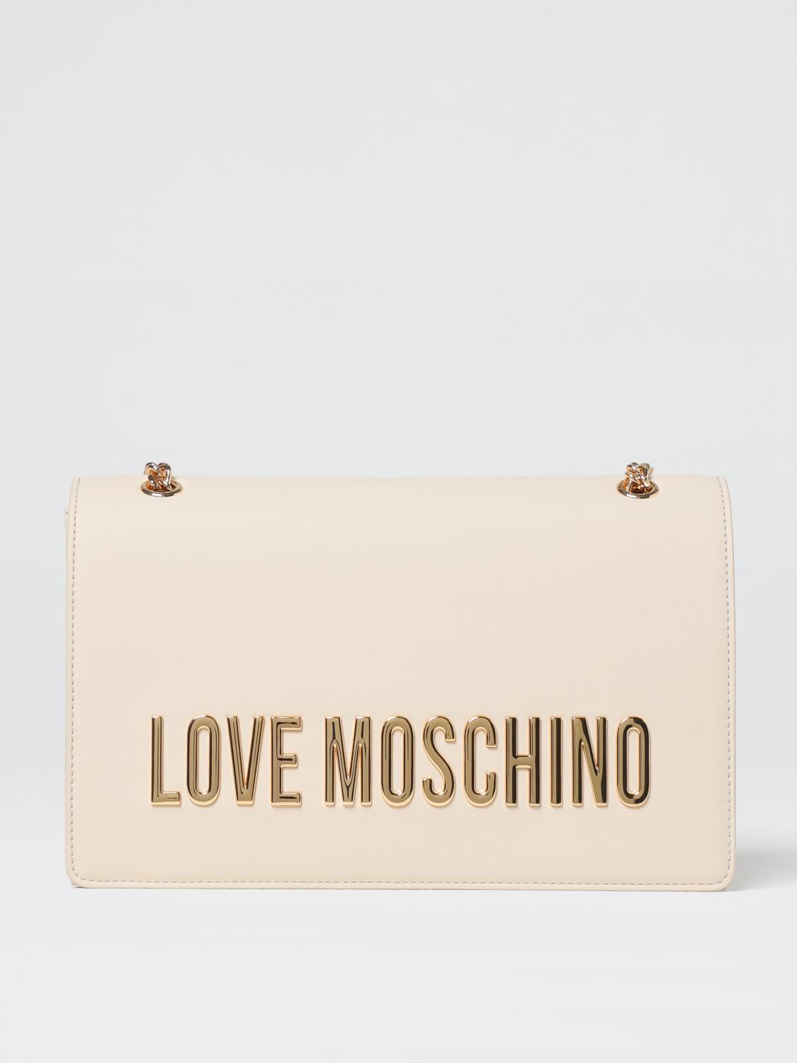 LOVE MOSCHINO HANDBAG: Handbag woman Love Moschino, Ivory - Img 1