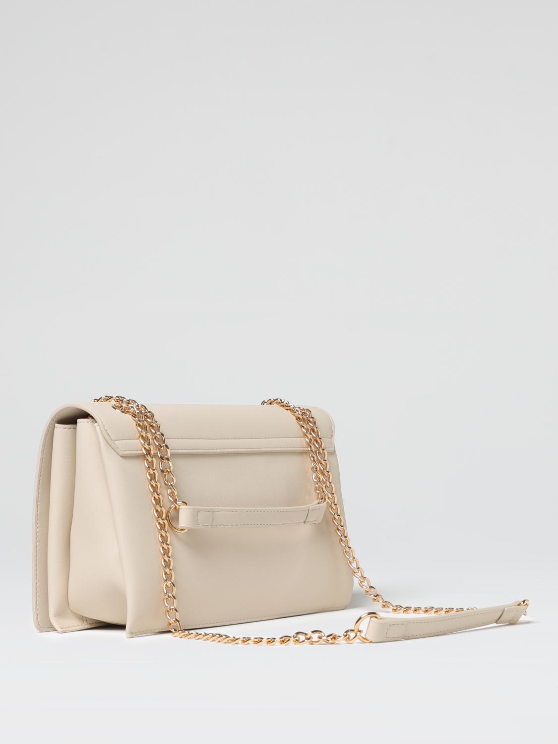 LOVE MOSCHINO SCHULTERTASCHE: Handtasche damen Love Moschino, Ivory - Img 2