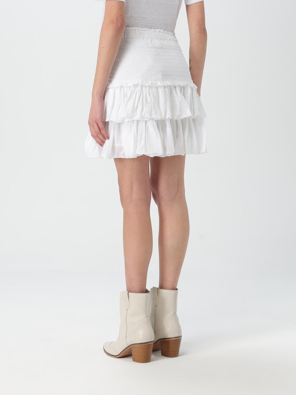 ISABEL MARANT ETOILE FALDA: Falda mujer Isabel Marant Etoile, Blanco - Img 3