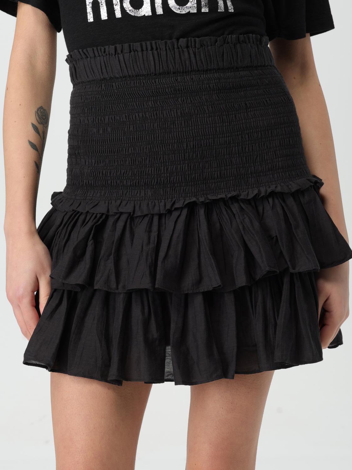 ISABEL MARANT ETOILE FALDA: Falda mujer Isabel Marant Etoile, Negro - Img 4