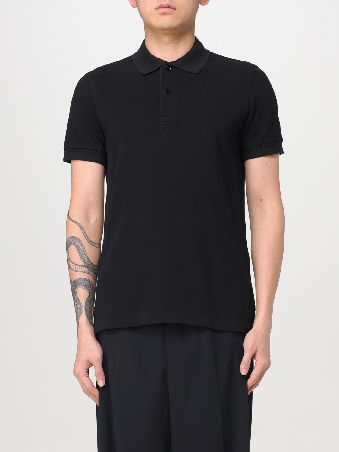 TOM FORD POLO SHIRT: Polo shirt men Tom Ford, Black - Img 1