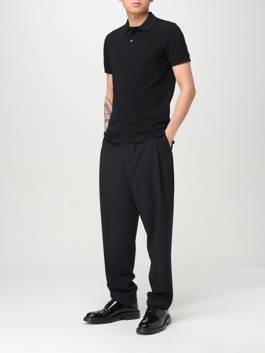 TOM FORD POLO SHIRT: Polo shirt men Tom Ford, Black - Img 2