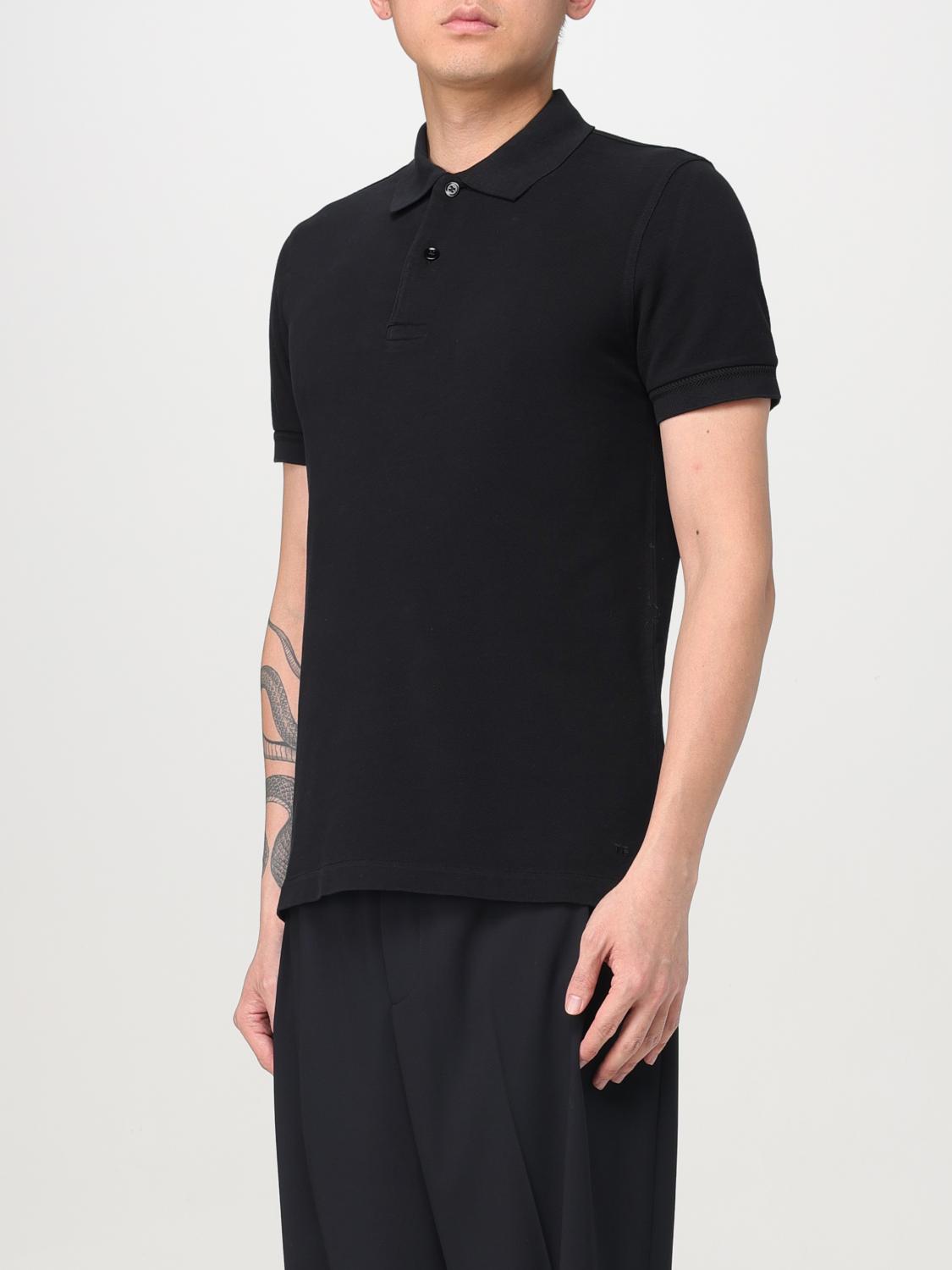 TOM FORD POLO SHIRT: Polo shirt men Tom Ford, Black - Img 4