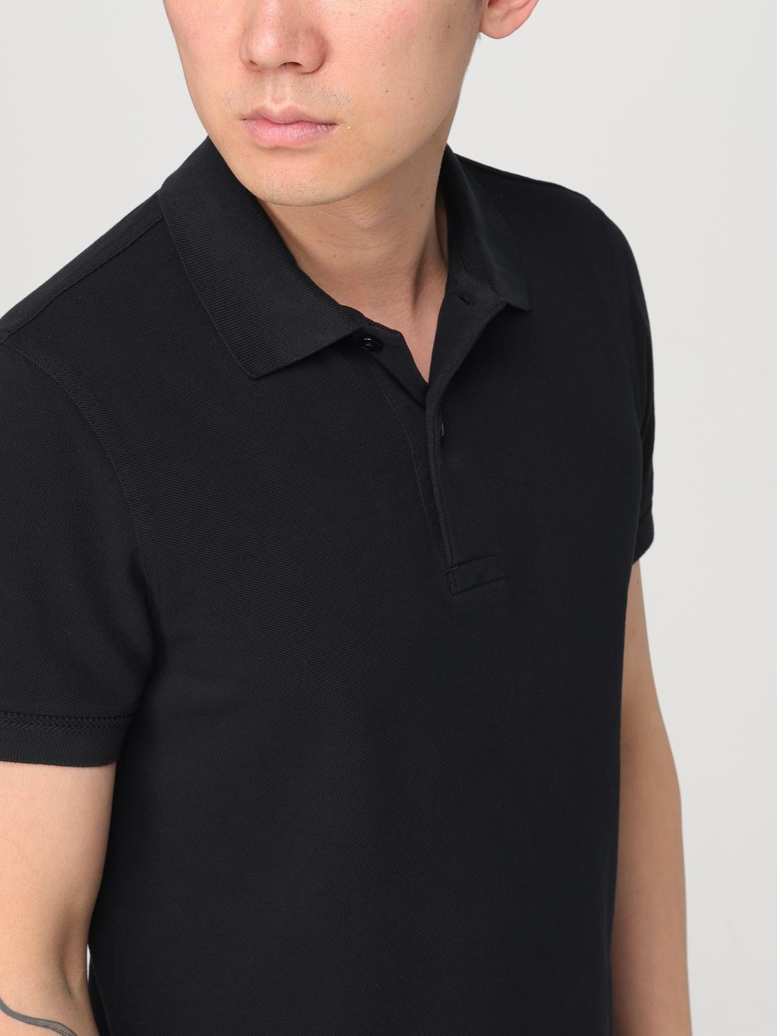 TOM FORD POLO SHIRT: Polo shirt men Tom Ford, Black - Img 5