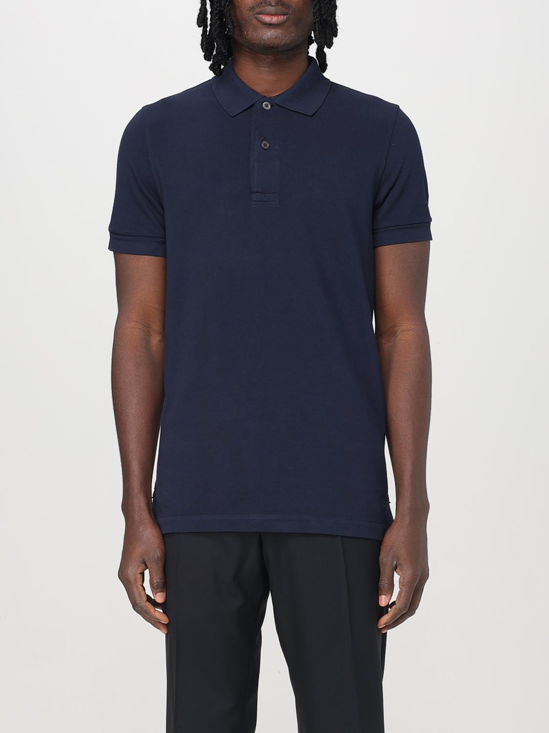 TOM FORD POLO SHIRT: Polo shirt men Tom Ford, Blue - Img 1