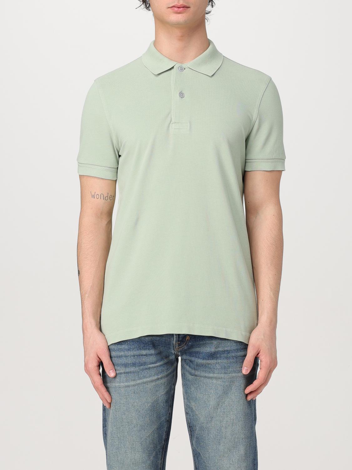 TOM FORD POLO SHIRT: Polo shirt men Tom Ford, Green - Img 1