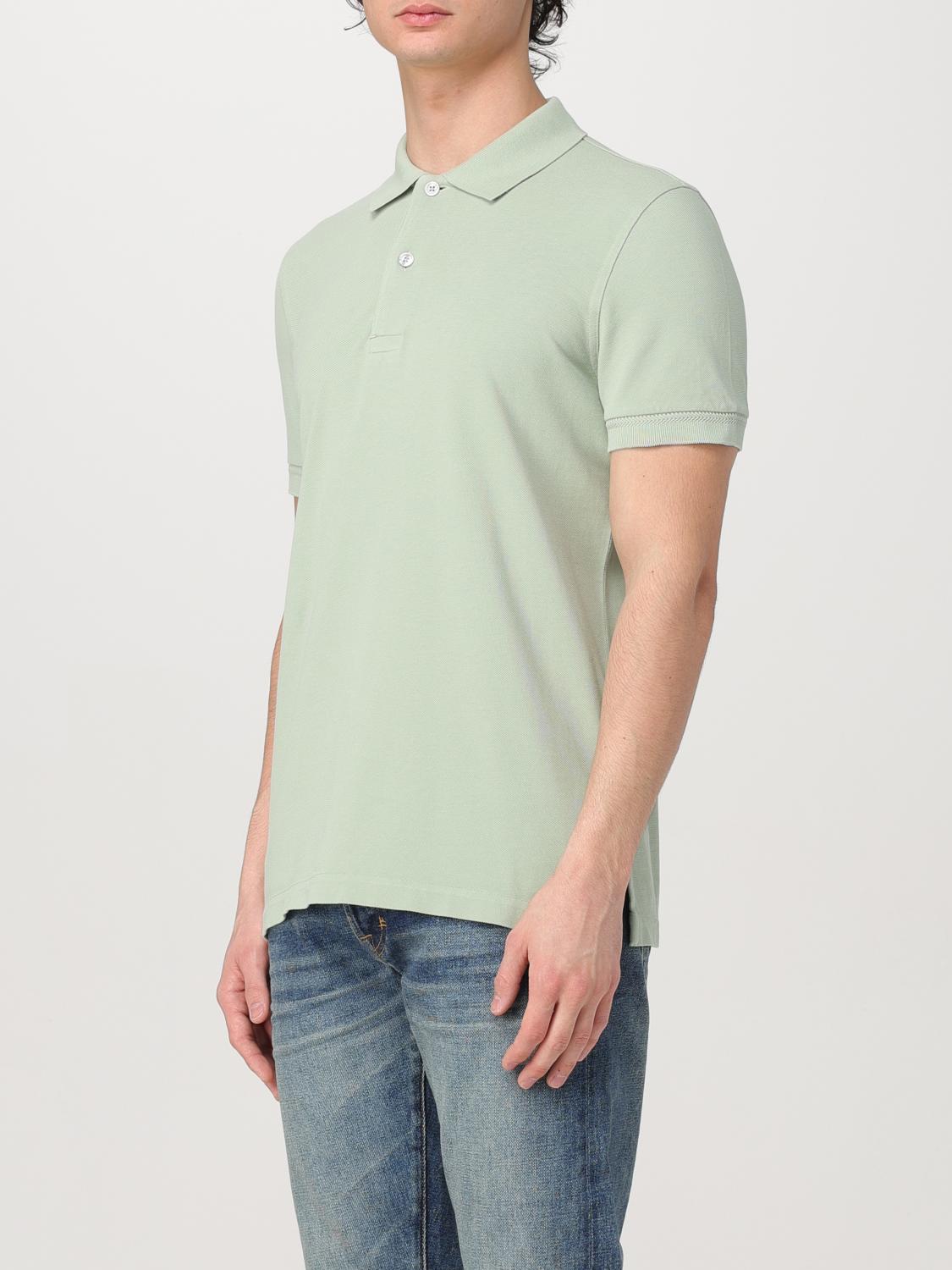 TOM FORD POLO SHIRT: Polo shirt men Tom Ford, Green - Img 3