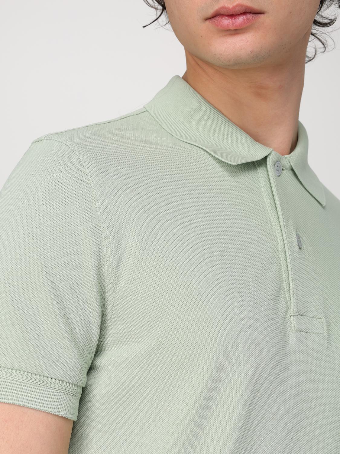 TOM FORD POLO SHIRT: Polo shirt men Tom Ford, Green - Img 4