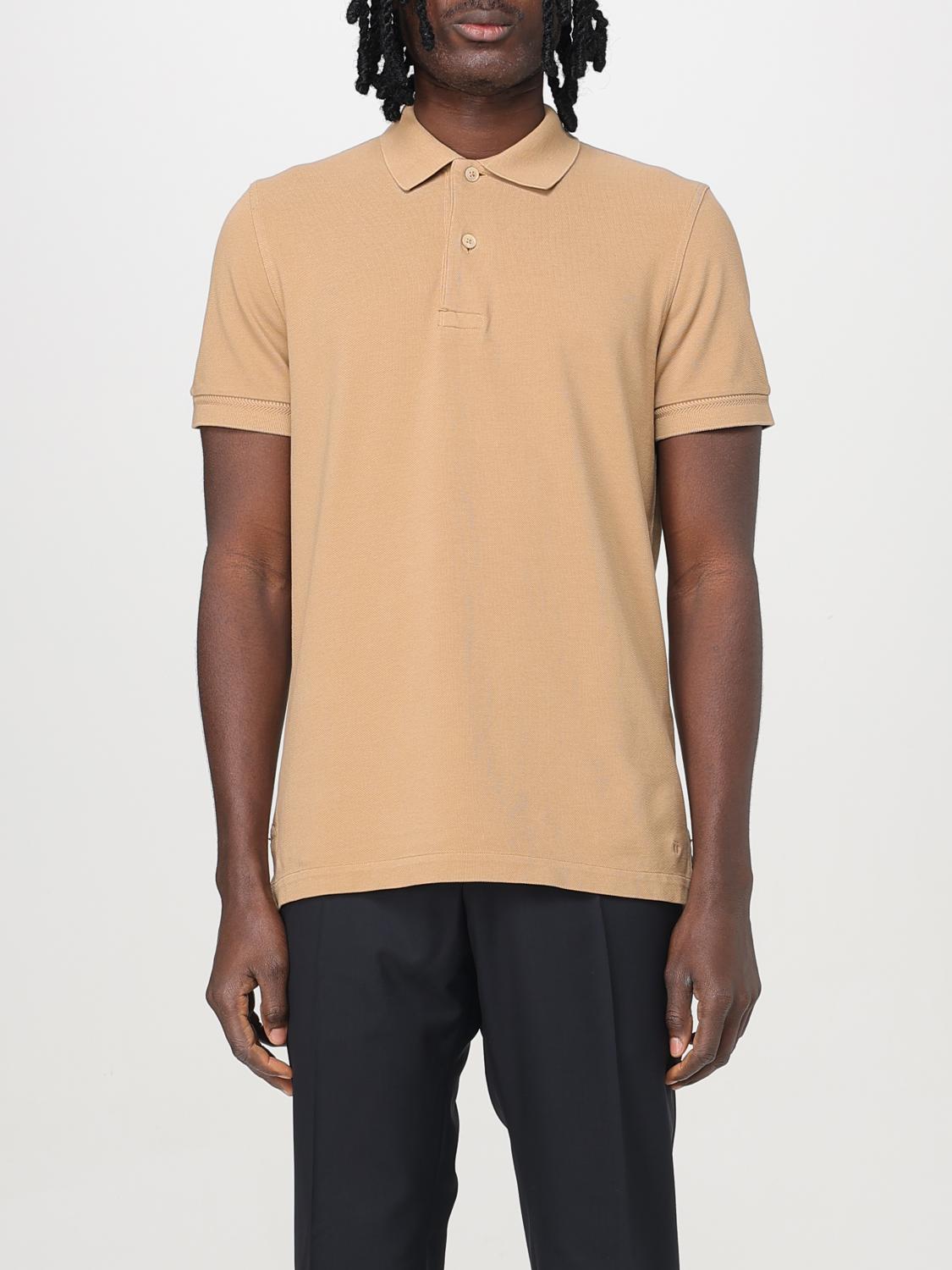 TOM FORD POLO: Polo herren Tom Ford, Braun - Img 1