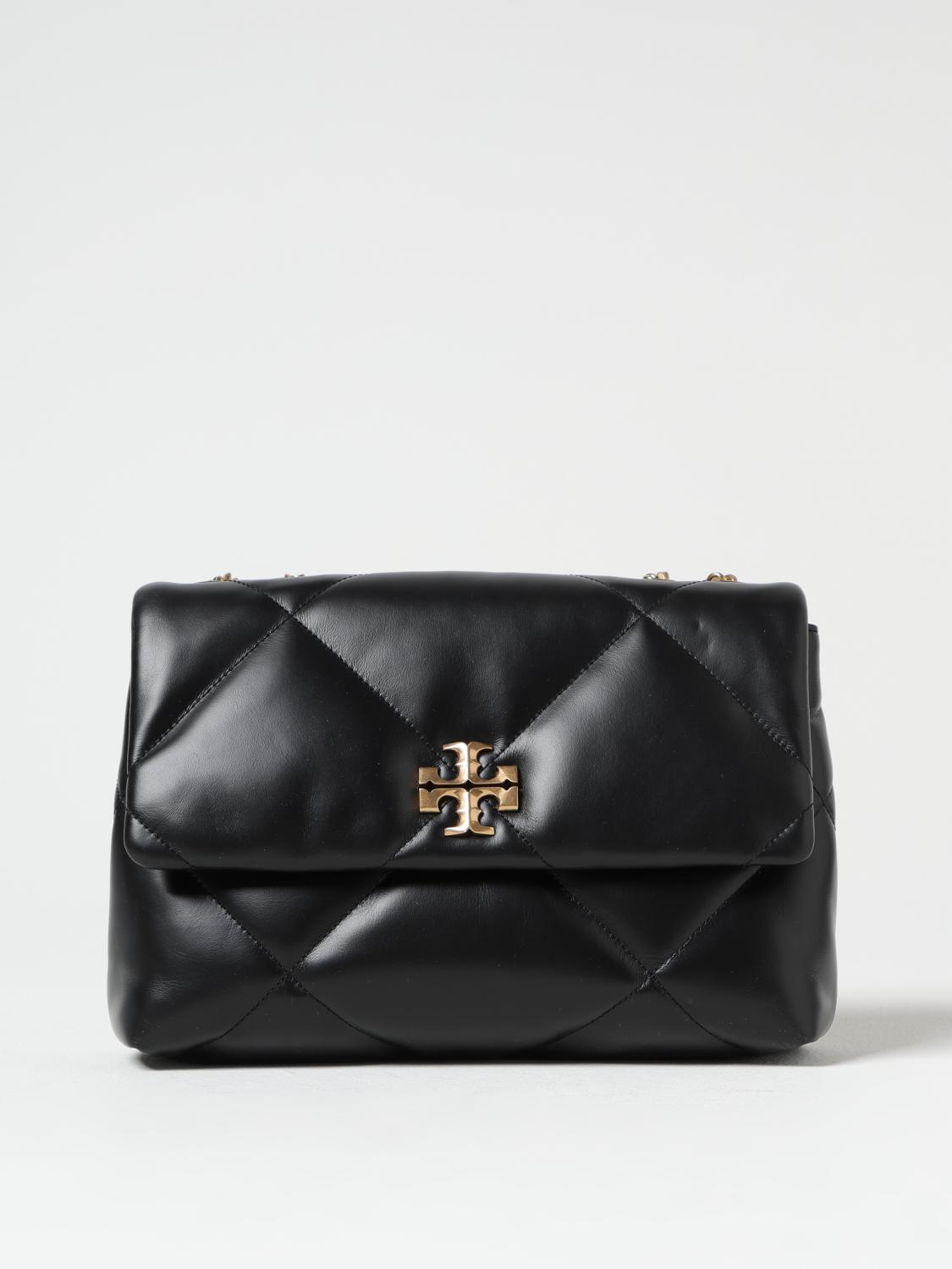 TORY BURCH BORSA A SPALLA: Borsa a spalla Kira in nappa trapuntata Tory Burch, Nero - Img 1