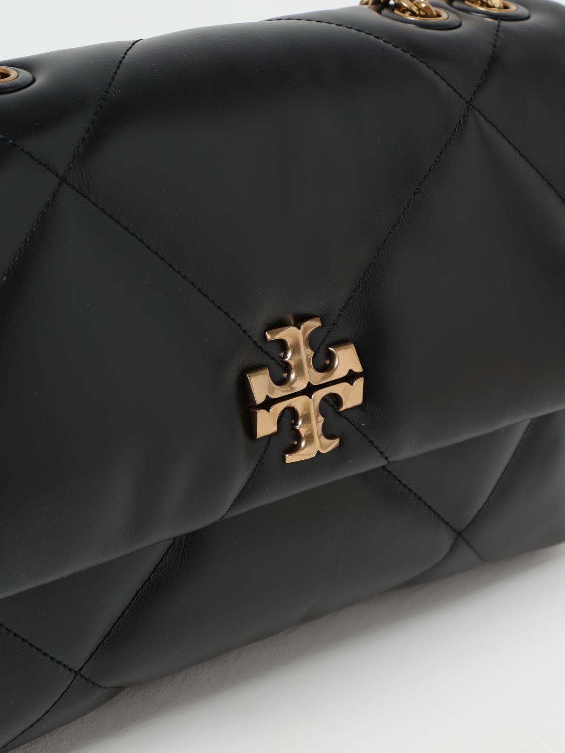 TORY BURCH BORSA A SPALLA: Borsa a spalla Kira in nappa trapuntata Tory Burch, Nero - Img 3